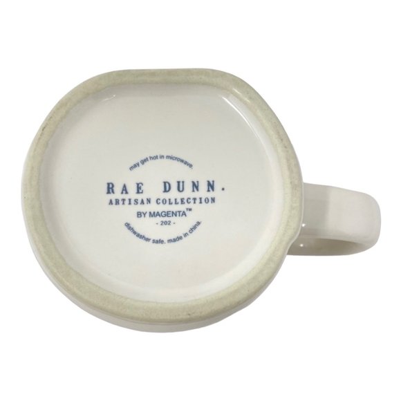 Rae Dunn White with Large Black Letters Coffee Mug, "Give Thanks" - Picture 4 of 5